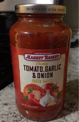 Chunky Tomato, Garlic & Onion Pasta Sauce