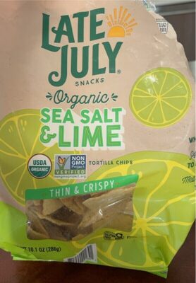Sea Salt Lime Tortilla Chips