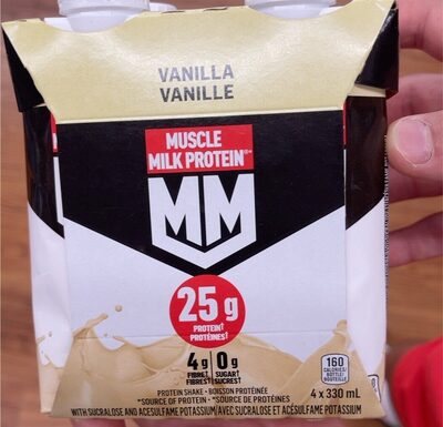 Muscle Milk Protein Vanilla Protein Shake 4 Ea