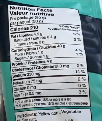 Popcorners Sea Salt Corn Snack thumbnail