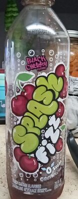 Splash Fizz  Black Cherry Flavor Sparkling Water Beverage  20 Fl Oz Plastic Bottle