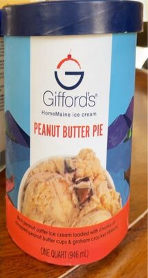 Gifford’s Peanut Butter Pie Ice Cream