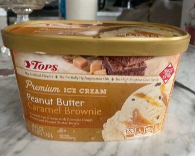 Peanut Butter Caramel Brownie Ice Cream