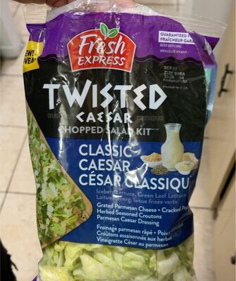 Fresh Express Twisted Caesar Classic Caesar Chopped Salad Kit