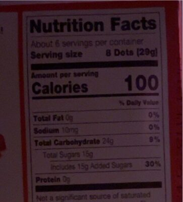Tootsie Dots All Reds Gummy Candy 6.5 Oz  Peanut Free  Gluten Free thumbnail