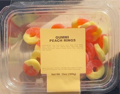 Gummi Peach Rings