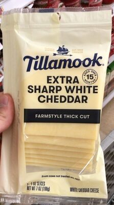 Extra Sharp White Cheddar Cheese Slices, 7 Oz
