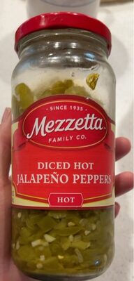 Diced Hot Jalapeño Peppers