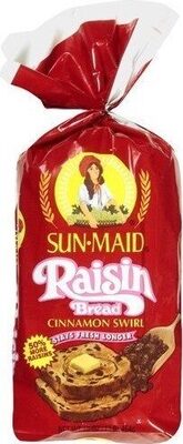 Raisin Bread Cinnamon Swirl Sun Maid Each