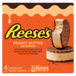 Reese's, Ice Cream Peanut Butter Sandwich, 4 Oz | CVS