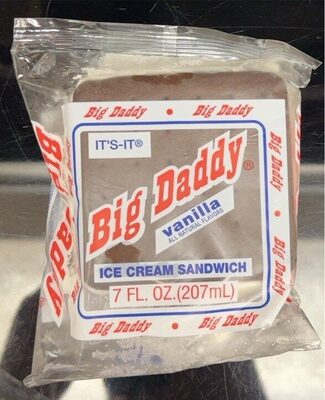 Big Daddy Vanilla Ice Cream Sandwich