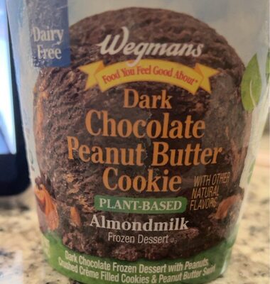 Plant-based Dark Chocolate Peanut Butter Cookie Ice Cream