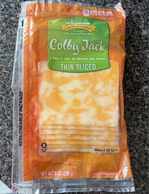 Colby Jack Thin Sliced Cheese