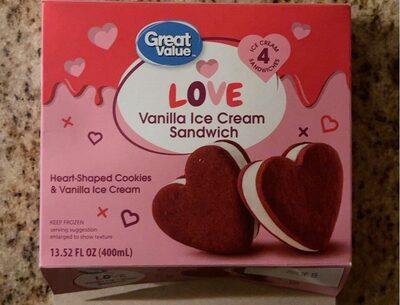 Love Vanilla Ice Cream Sandwich