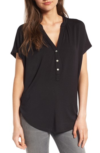 Women's Amour Vert Eden Top, Size Small - Black