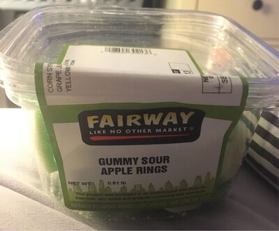 Gummy Sour Apple Rings