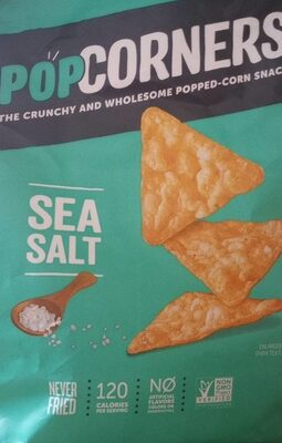 Sea Salt Popped Corn Snack