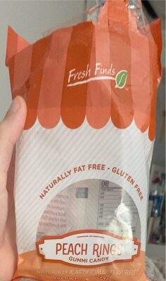 Fresh Finds Peach Rings Gummi Candy