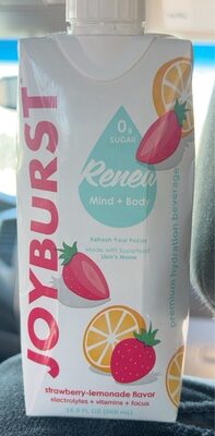Joyburst Hydration Strawberry Lemonade- Sugar Free Electrolyte Water, Zero Calorie Hydration Drink, 16.9 Oz | CVS