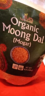 Jiva USDA Organic Moong Dal Yellow - 4 Pound (Split Mung Beans Washed)