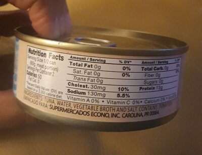 Chunk Light Tuna in Water thumbnail