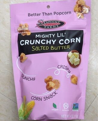 Seapoint Farms 2307395 4 Oz Corn Snack Crunchy Salted Butter - Pack of 12