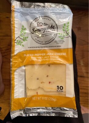 Sliced Pepper Jack Cheese