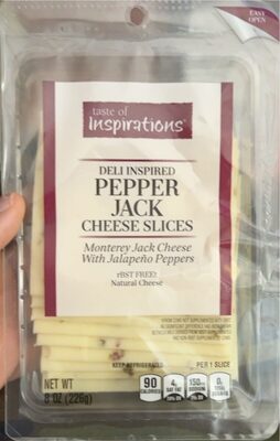 Pepper Jack Cheese Slices