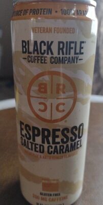 Black Rifle Coffee Company Ready-to-Drink  Iced Espresso Salted Caramel  11oz  Can
