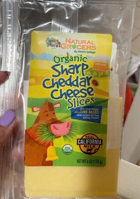 Organic Sharp Cheddar Cheese Slices