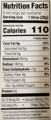 Organic Sharp Cheddar Cheese Slices thumbnail