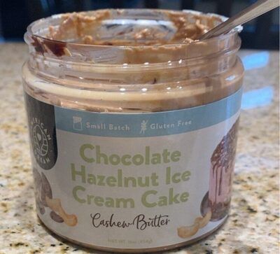 Chocolate Hazelnut Ice Cream Cake Cashew Butter