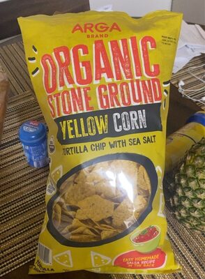 Organic Stone Ground Yellow Corn Tortilla Chip with Sea Salt
