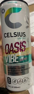 Celsius, Sparkling Oasis Vibe, Energy Drink, 12 Oz | CVS