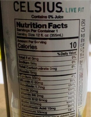 Celsius, Sparkling Oasis Vibe, Energy Drink, 12 Oz | CVS thumbnail