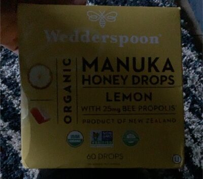 Organic Manuka Honey Lemon Drops