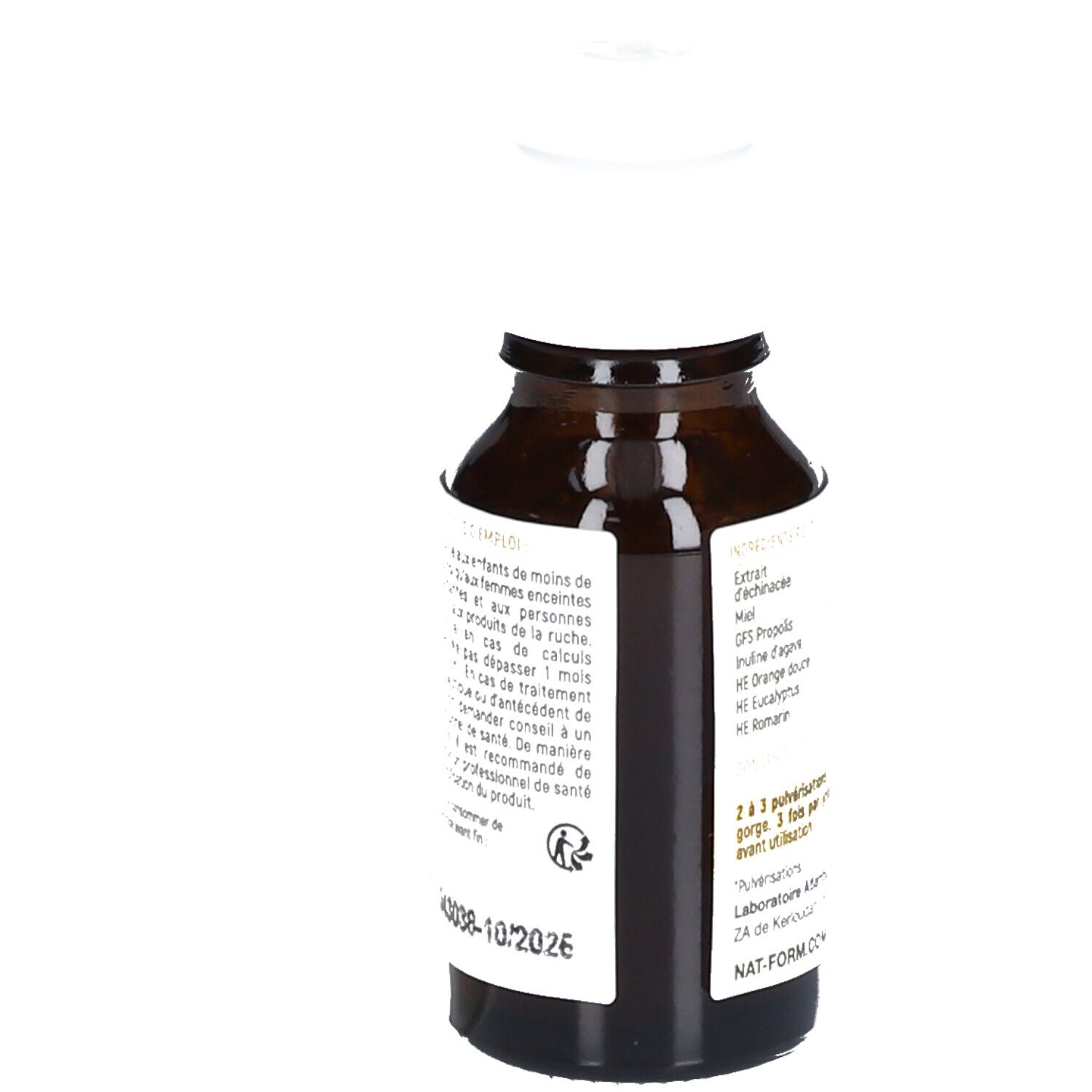 Nat & Form Spray Buccal à La Propolis Bio 20ML thumbnail