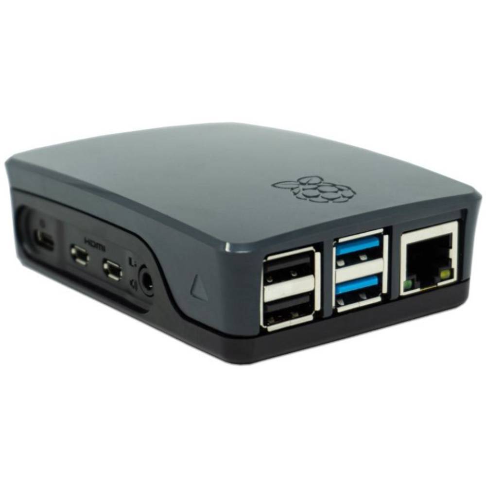 Raspberry Pi SC1160 Active Cooling PWM Fan Protection  Inbuilt Fan Case  Black-Grey