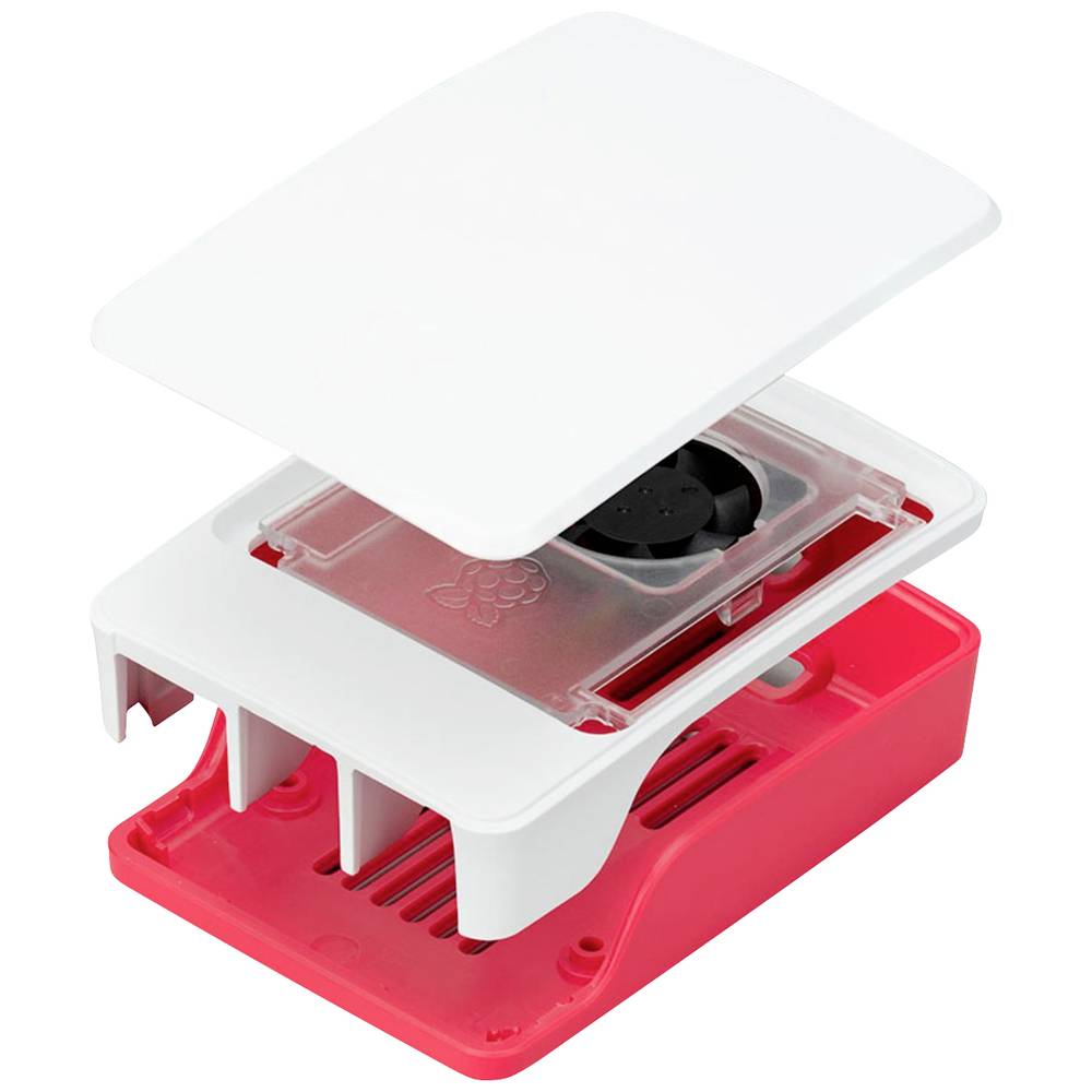 Raspberry Pi Official Raspberry Pi 5 Case  Red/White