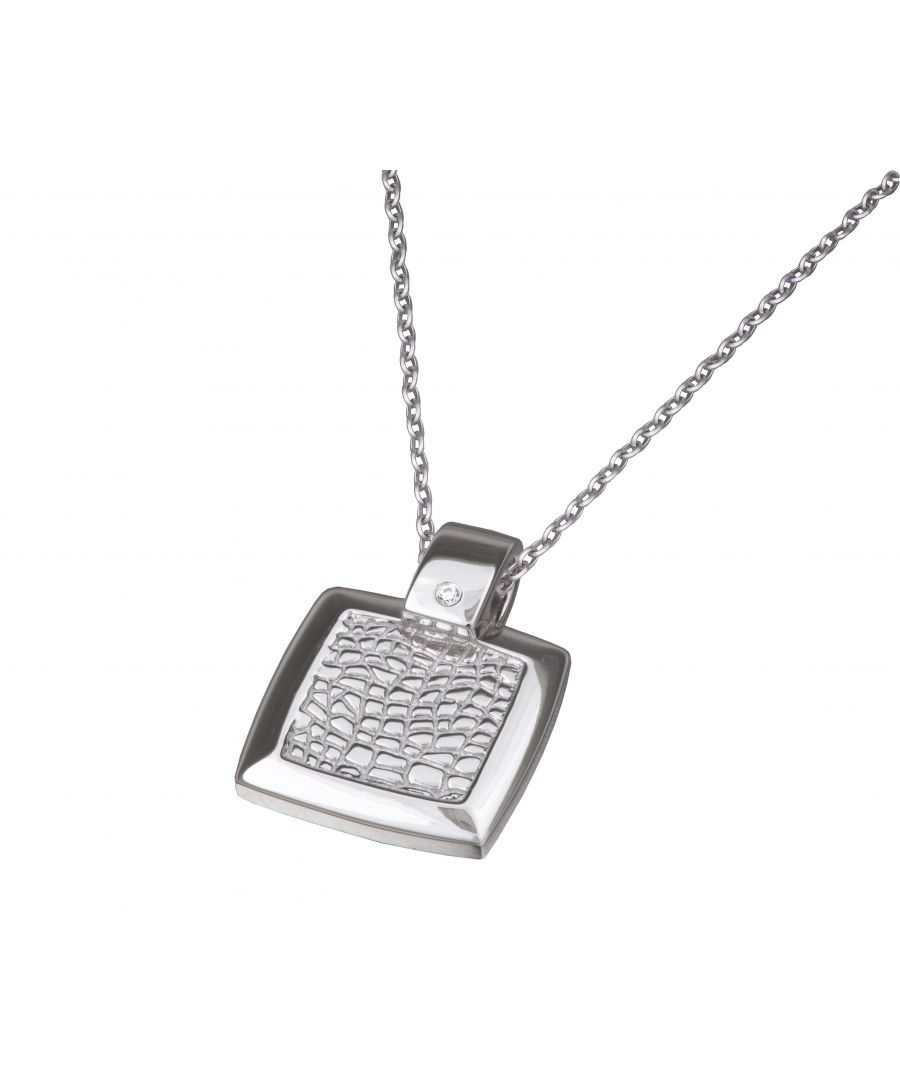 Orphelia Womens 925 Sterling Silver Chain with Pendant - ZH-4542 - One Size