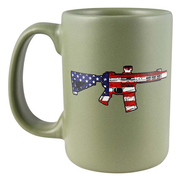 Black Rifle Gun Club Green Mug