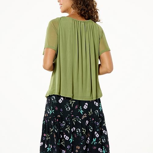2-piece Tie-Front Shrug and Tank Set - Black - Size Medium thumbnail
