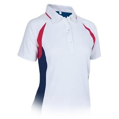 Monterey Club Women S Glory Contrast Golf Polo Shirt #2289