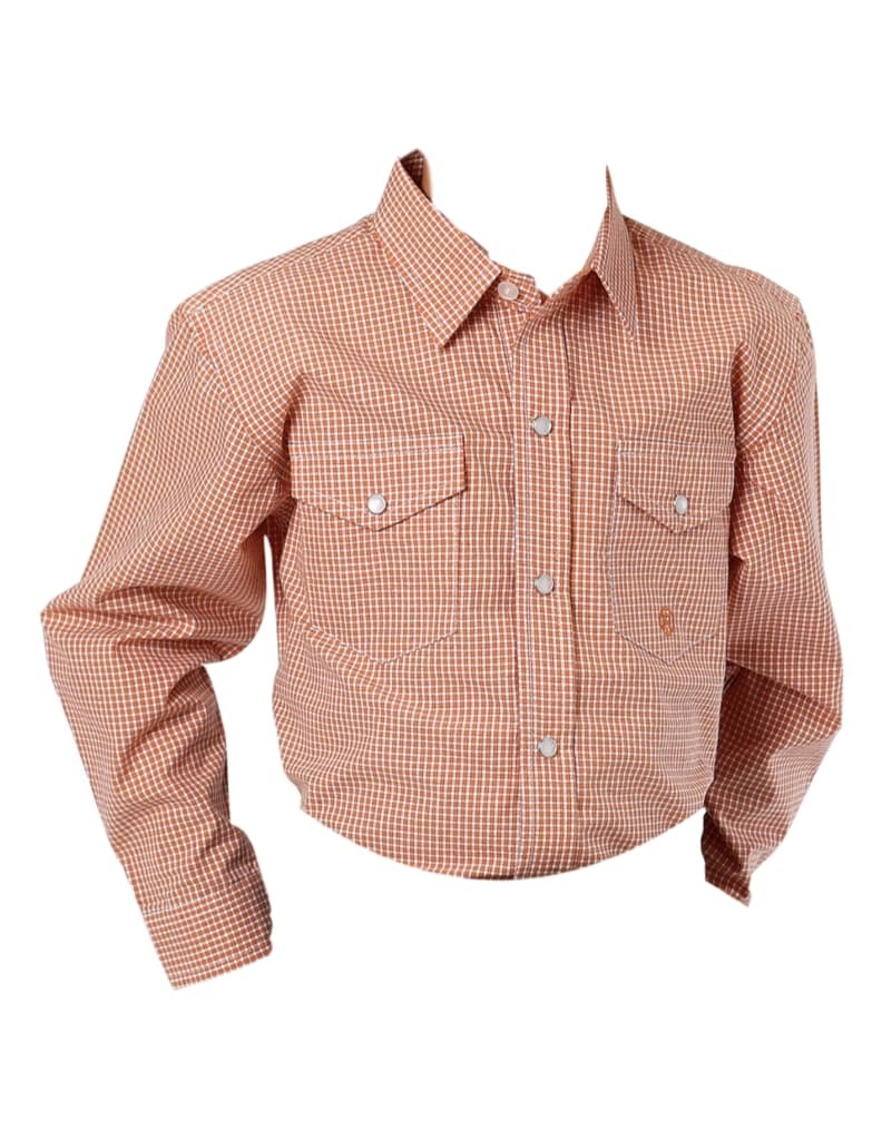 Roper Western Shirt Boys /S Snap Creamsice 03-030-0278-0516 or