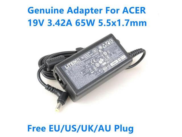 OIAGLH 19V 3.42A 65W LITEON PA-1700-02 PA-1650-86 PA-1650-22 AC Adapter for 5310 5330 TM4750 TM5742 Laptop Charger