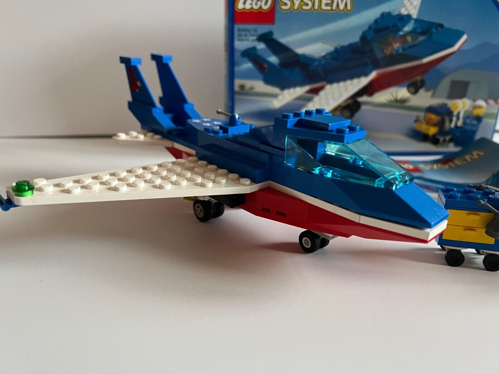 LEGO 6331 - Patriot Jet (1996) - Town Plane - 100% Complete + Instructions + Box thumbnail