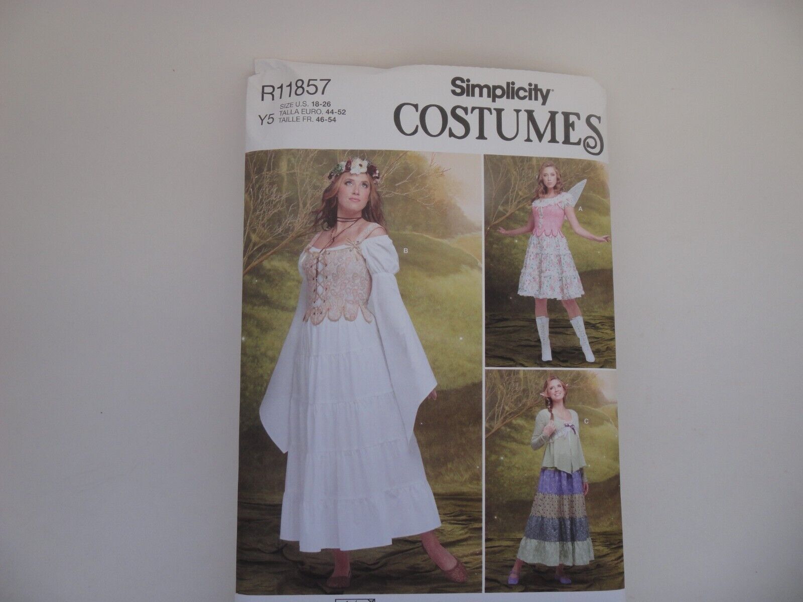 Simplicity 11857 9734 Andrea Schewe Designed Dress Costume Pattern Sz 18-26