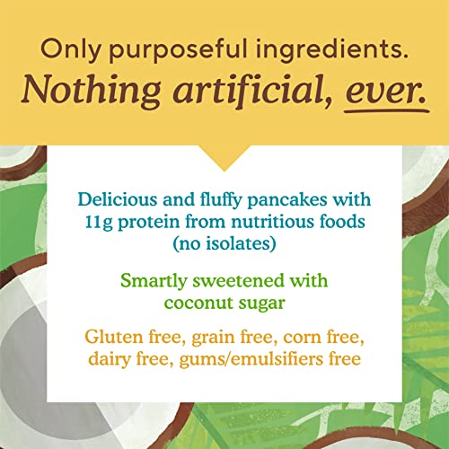 Simple Mills Just Add Water Almond Flour Pancake Mix, Original Protein - Gluten Free, Plant Based, Paleo Friendly, Breakfast, 10.4 Ounce (Pack of 3) thumbnail