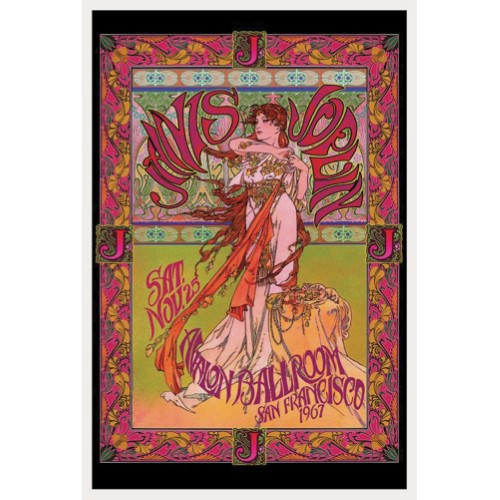 Janis Joplin Concert Promo Poster
