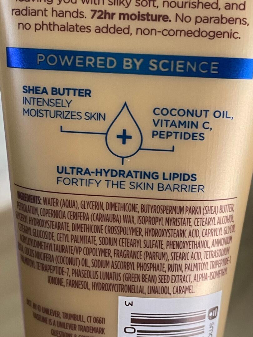 Vaseline Radiant X Deep Nourishment for Soft  Nourished & Radiant Hands Hand Butter with 100% Pure Shea Butter  Ultra-hydrating Lipids  Coconut Oil  3 thumbnail